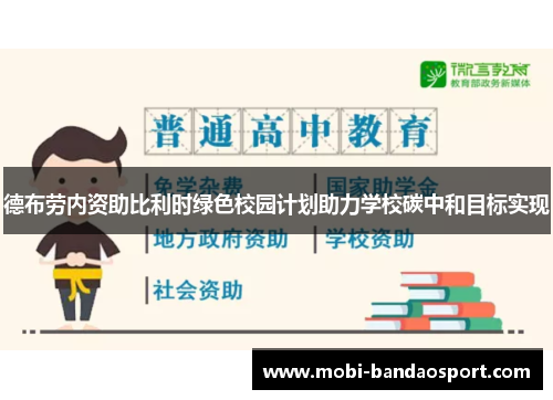 德布劳内资助比利时绿色校园计划助力学校碳中和目标实现