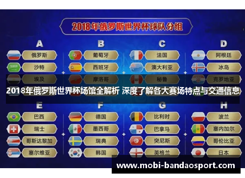2018年俄罗斯世界杯场馆全解析 深度了解各大赛场特点与交通信息