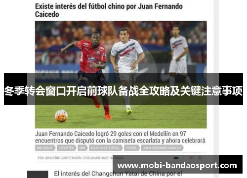 冬季转会窗口开启前球队备战全攻略及关键注意事项